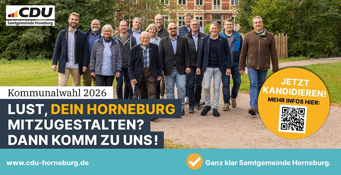 Engagieren Sie sich in der Samtgemeinde Horneburg - sprechen Sie uns an !